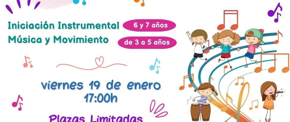 PUERTAS ABIERTAS DE INICIACIÓN MUSICAL CONSERVATORIO DE SANLÚCAR LA MAYOR