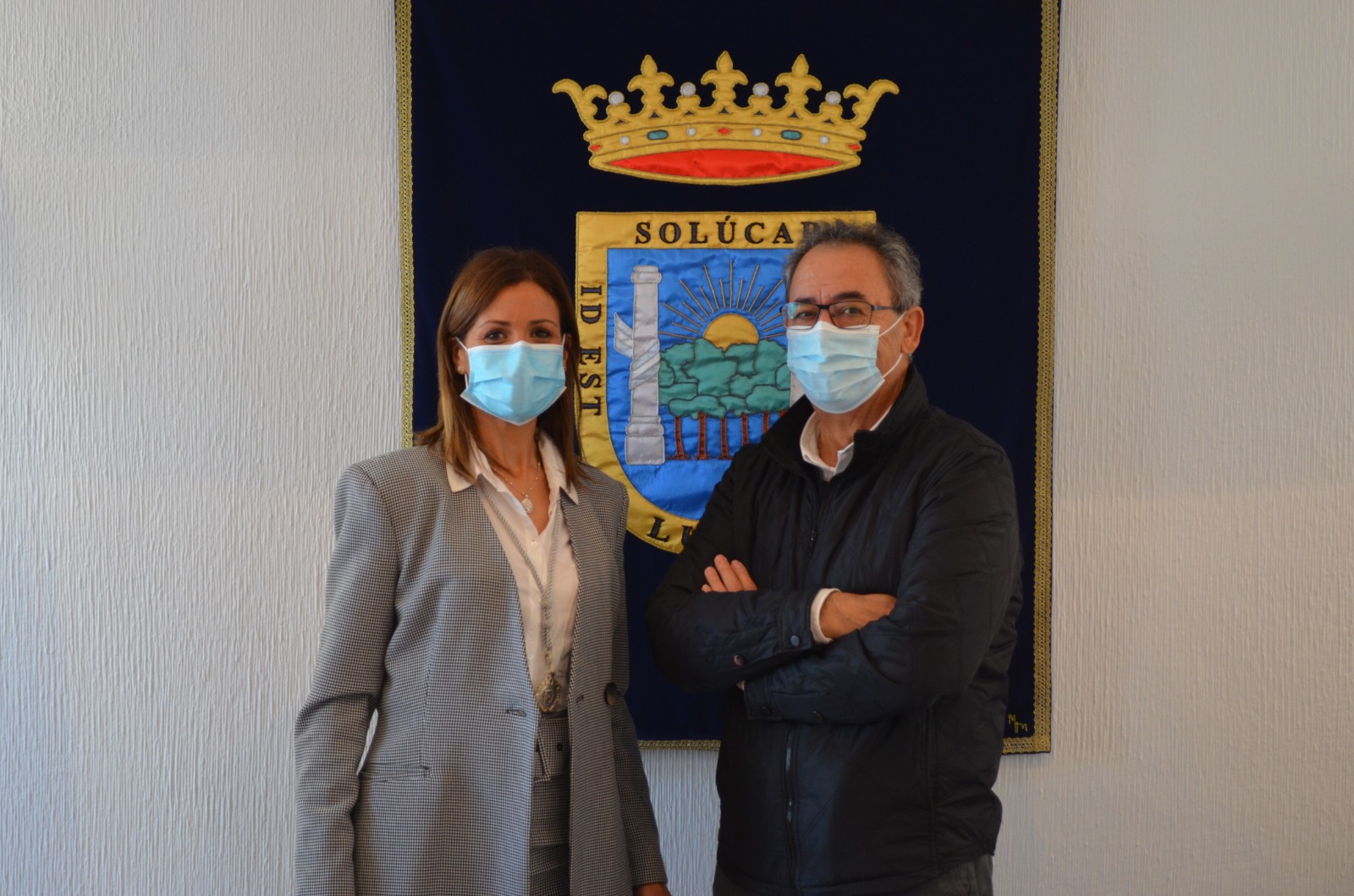 Elo Cantos con Alcalde