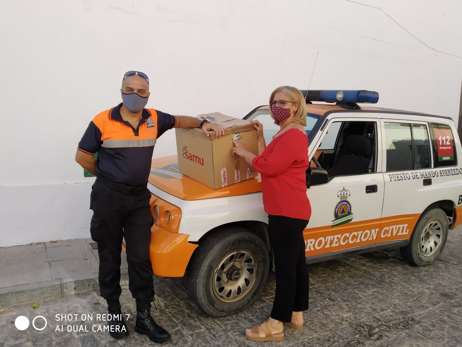 entrega mascarillas
