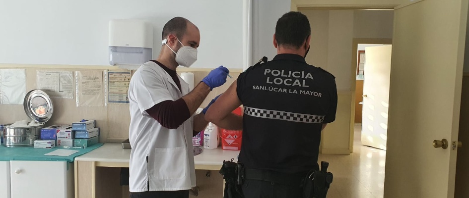 vacuna policía